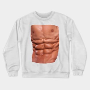 Ripped Abs Crewneck Sweatshirt